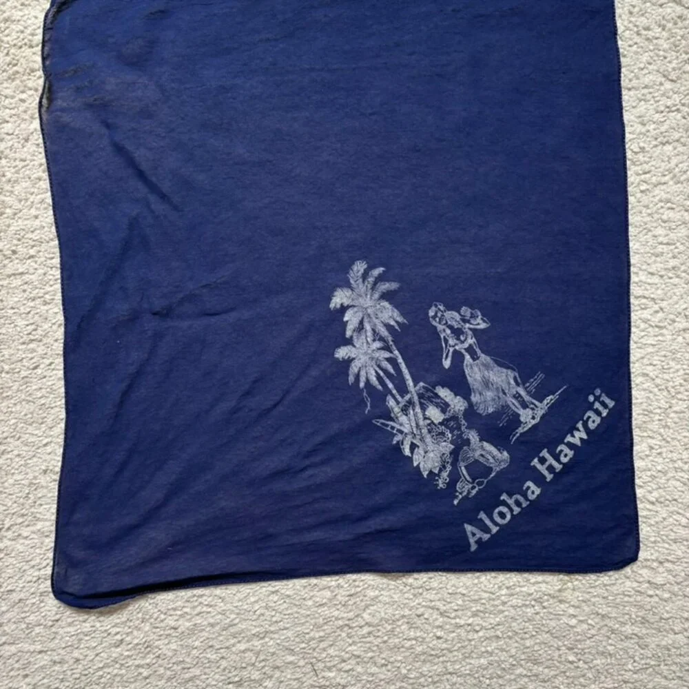 Vintage Aloha Hawaii chiffon scarf bandana